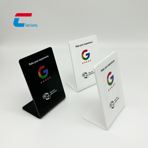 แท่นวางอะคริลิคพิมพ์ลายตามสั่ง พร้อมชิป NFC RFID NTAG213 สำหรับร้านอาหาร โรงแรม และใช้เป็นนามบัตร - Product Image 5