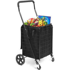 Doublure de chariot de courses pratique pour le linge, fond carré, s'adapte aux chariots de courses standard, imperméable, chariot de courses pour épicerie - Product Image 1