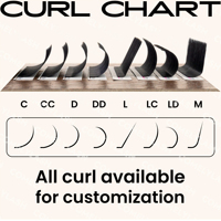 Extensions de Cils en Cachemire Doux et Velours, Noir Mat, Plateaux Volume en Soie Cachemire