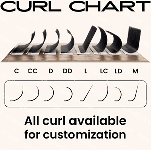 Extensiones <span class=keywords><strong>de</strong></span> Pestañas Suaves <span class=keywords><strong>de</strong></span> Cachemira y Terciopelo Negro Mate, Bandejas para Volumen, Extensiones <span class=keywords><strong>de</strong></span> Pestañas <span class=keywords><strong>de</strong></span> Cachemira <span class=keywords><strong>de</strong></span> Seda - Product Image 5