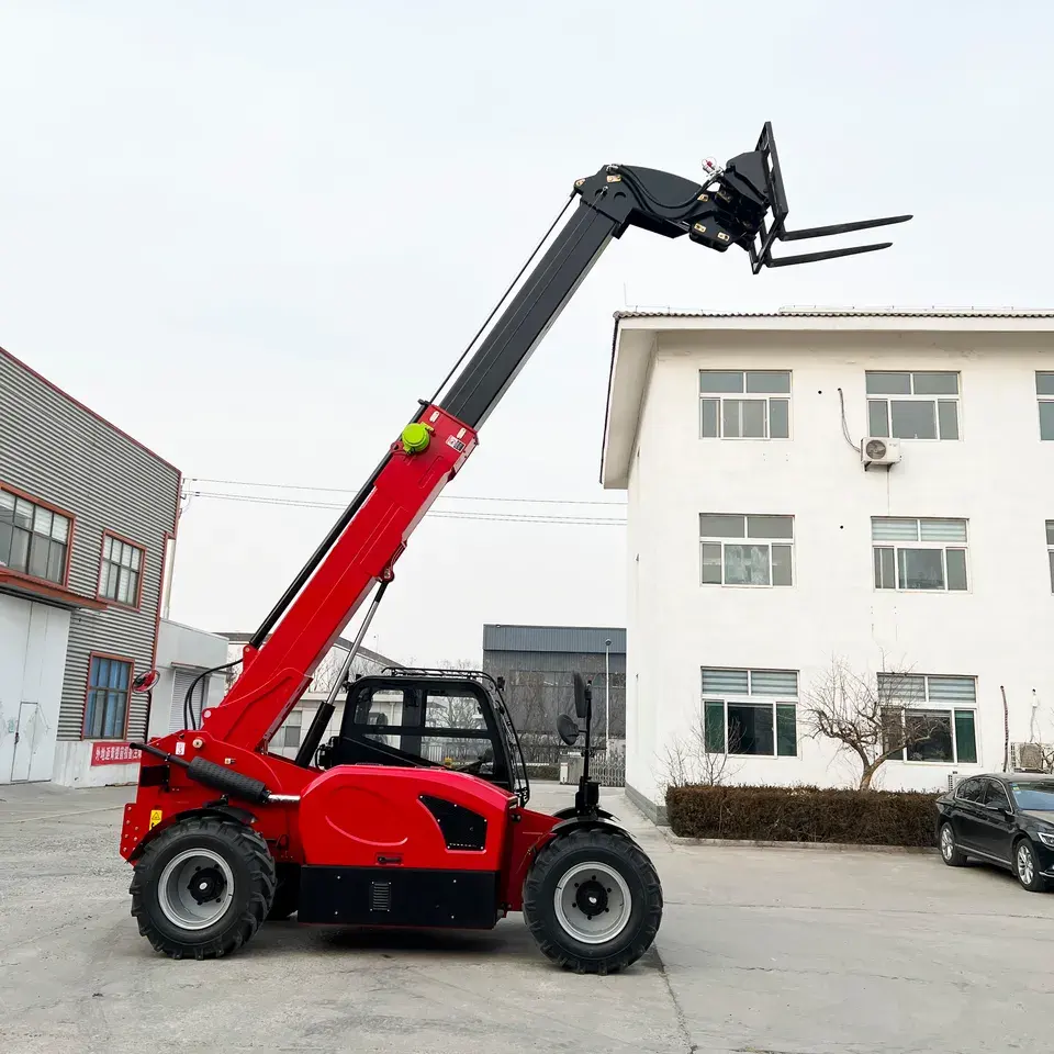 CE Teleskop griff lader chinesischer Teleskop lader Diesel Teleskops tapler 3ton 7m Teleskop lader Gabelstapler Radlader