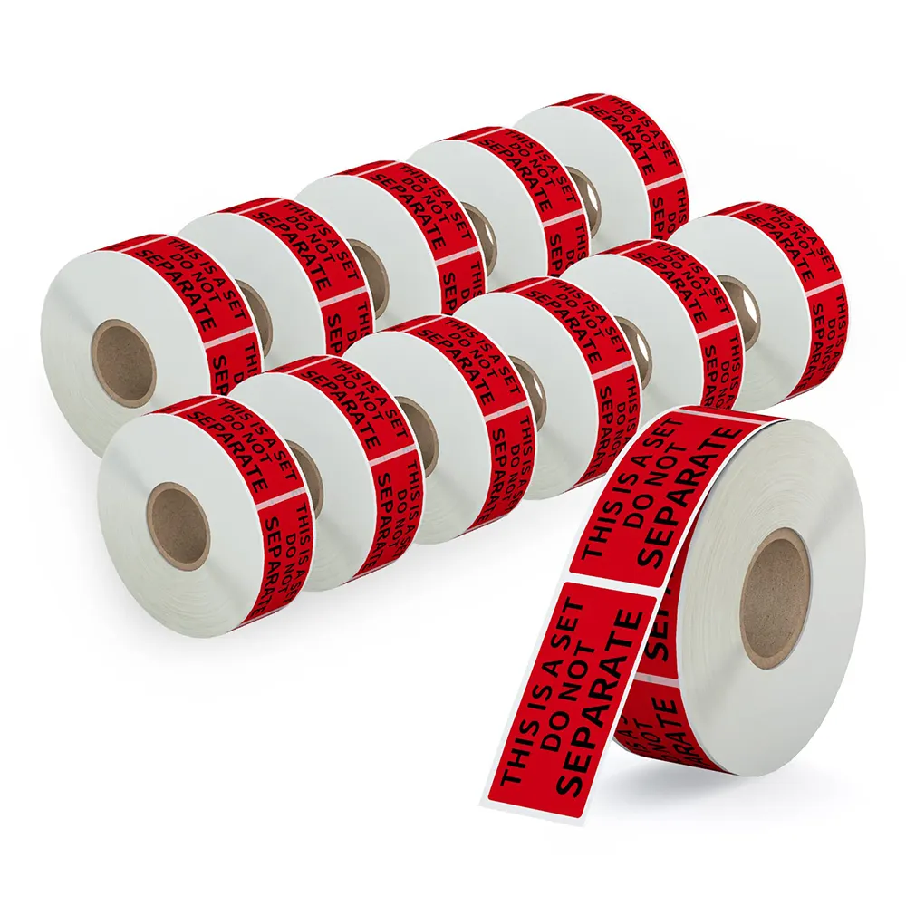Супер клей 25 мм x 51 мм продается, так как это набор, не отдельные наклейки, красные этикетки для упаковки FBA