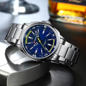 Drioshipping Luxury Fashion Men's <b>Quartz</b> <b>Watch</b> for CURREN 8455 High Quality Stainless Steel Band 3ATM Waterproof High Luminous - Product Image 6