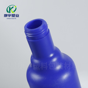 Botella de aditivo para combustible de 350 ml, botella de aditivo de PE, botella de plástico azul, botella de limpiador de motor, botella de aditivo para gasolina - Product Image 2