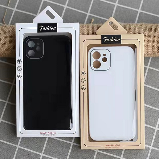 New Universal Clear Window Paper Cardboard Gift Boxes Retail Boxes Mobile Phone Case Packing Box