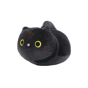 Peluche chat aux yeux ronds, coussin en peluche, poupée en peluche douce, cadeau d'anniversaire pour enfants, chat - Product Image 5