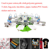 Machine automatique de sérigraphie de t-shirts pour hommes, femmes, enfants, t-shirts, vêtements avec logo personnalisé