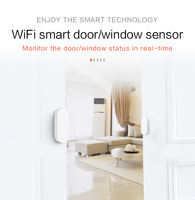 Capteur d'alarme magnétique de porte intelligente, wi-fi Tuya, détecteur d'ouverture de fenêtre de porte, détecteur Zigbee