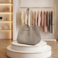 Sac fourre-tout en cuir PU imperméable de haute qualité à motif litchi pour femmes, élégant, grande capacité, usage quotidien
