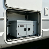10KW/12.5KVA Fahrzeugmontierter Wechselrichter-Generator, Geräuscharme Bordstromversorgung für Bus, Reisebus, Pickup-Truck