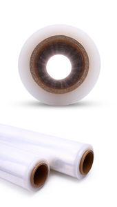 Bám <span class=keywords><strong>Flim</strong></span> bám phim bọc thực phẩm nhựa nhà máy chuyên nghiệp cấp thực phẩm <span class=keywords><strong>PVC</strong></span> Bộ phim kéo dài tùy chỉnh OEM cuộn trong suốt - Product Image 4