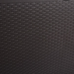 Heavy Duty <strong>Rattan</strong> Style Plastic Deck Garden <strong>Storage</strong> <strong>Box</strong> - Product Image 6