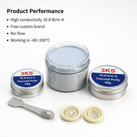 Gel thermique en silicone 12,0 W/mK, adhésif conducteur thermique, injecteur pour CPU et GPU