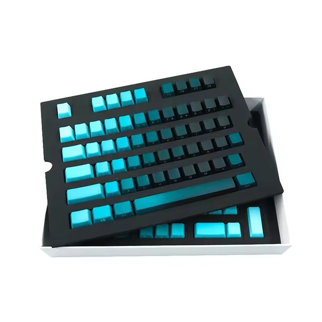 OEM 104-Key High Mechanical PBT Gaming Keyboard Keycaps Dip-Dyed Red Green Custom Keycaps
