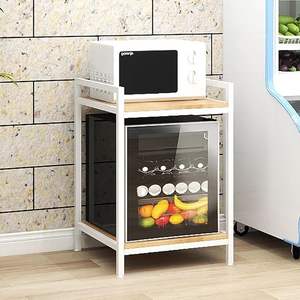 <span class=keywords><strong>Mini</strong></span> réfrigérateur étagère support maison cuisine barre réfrigérateur étagère de rangement organisateur étagères boulanger support <span class=keywords><strong>pour</strong></span> <span class=keywords><strong>four</strong></span> à micro-ondes - Product Image 3