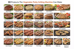 Machine à griller les burgers <span class=keywords><strong>et</strong></span> les galettes végétales, avec chauffage électrique ou au gaz - Product Image 3