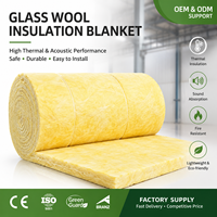 Laine de verre ignifuge ASTM C665/UL723 pour l'Amérique du Nord, isolation HD R30, couverture en laine de verre de 8 pouces pour toiture de bâtiment métallique