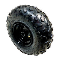 NSATV3012 Fabricant de jantes 6 pouces pour Go Kart Pit Dirt Bike tout terrain Mud ATV UTV Quad 145/70-6 Tubeless Wheels Pneus