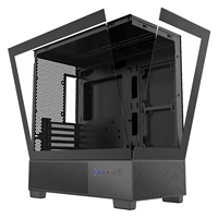 Nouvel arrivage Atx Gamming case USB 3.0 Cabinet d'ordinateur de bureau Gamer Sea View case avec 2 pcs verre trempé