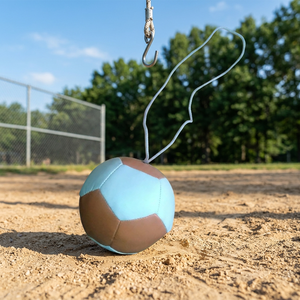 Ball <b>Key</b> <b>Chain</b> High Quality Genuine <b>Leather</b> PU Custom Logo Printed Punching Speed Balls Premium - Product Image 3