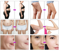 Appareil Portable 6-en-1 pour Remodelage Corporel 30K Hz, Élimination des Graisses par Aspiration, Brûleur de Graisse, Réduction de la Cellulite, Lifting Facial et Élimination des Points Noirs