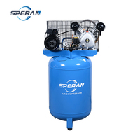 Compresor de Aire Vertical de Pistón SPERAN Eléctrico de 120L y 3Hp, Accionado por Correa