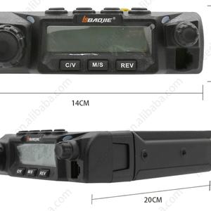 Haute puissance 50W BAO JIE BJ-271C Radio VHF/UHF pour voiture IP51 Résistant à l'eau Noir Batterie 1000-1500mAh 128 canaux Portée 0-10KM Auto-conduite - Product Image 2