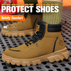 Outdoor <b>Men</b> <b>Work</b> <b>Boots</b> Safety Shoes Anti-puncture Safety <b>Boot</b> <b>Work</b> Steel Toe Shoes Indestructible Desert <b>Boots</b> Protective - Product Image 3