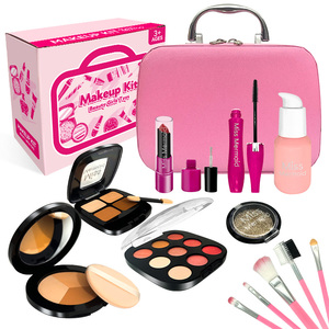Dropshipping Shopfiy Ensemble de maquillage en plastique non toxique pour filles et enfants, kit de jouets de simulation cosmétique pour enfants, - Product Image 1