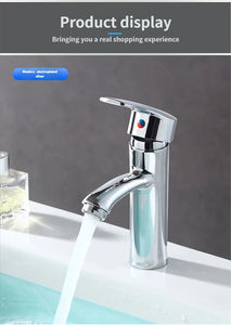 Grifo monomando LT Septwolves <span class=keywords><strong>para</strong></span> lavabo, grifo <span class=keywords><strong>de</strong></span> agua fría <span class=keywords><strong>para</strong></span> mueble <span class=keywords><strong>de</strong></span> baño, con válvula <span class=keywords><strong>de</strong></span> cerámica - Product Image 2