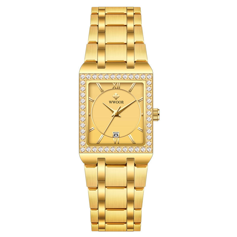 WWOOR Brand Casual Quartz Fashion Wristwatches Womens Business