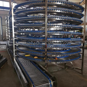 Vente chaude : Bande transporteuse en acier inoxydable à spirale équilibrée à entraînement par chaîne - Product Image 3