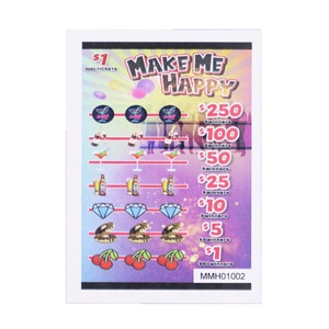 Billets à gratter personnalisés en stock avec impression numérique CMJN, conception gratuite pour jeux de hasard - Product Image 2