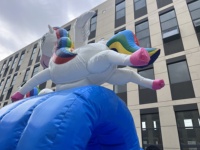Château gonflable commercial sur le thème personnalisé, en PVC, pour enfants, location pour fêtes, parc d'attractions, jeux de jardin GOLDEN