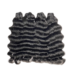 Extensiones virgen de cabello natural, extensiones de cabello humano <span class=keywords><strong>filipino</strong></span> sin procesar con ondas de agua crudas estiradas de 18 pulgadas - Product Image 3