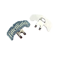 Marqueur de golf double traînée AiLi, personnalisable OEM, en métal, avec clip pour chapeau, pour la remise des diplômes