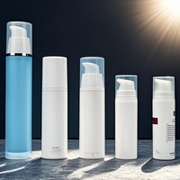 Nouvelle Fabrication 2025 – Flacon Pompe Airless en Plastique 10ml 15ml 30ml 50ml pour Sérum Cosmétique et Lotion – Distributeur à Pompe Sous Vide