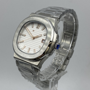 Montre mécanique pour homme avec mouvement NH35 haute précision, boîtier en acier inoxydable avec verre saphir, montre étanche - Product Image 4