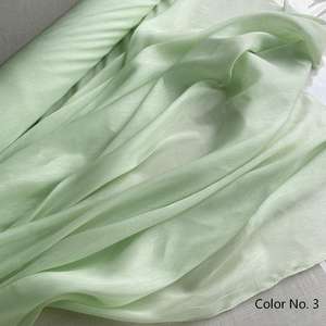 Tissu mélangé <span class=keywords><strong>lin</strong></span> et soie de mûrier 70% <span class=keywords><strong>lin</strong></span> 30% soie 14mm, texture naturelle, respirant, pour vêtements, robes, jupes - Product Image 3