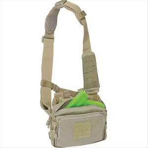 Sac à bandoulière tactique compact pour <span class=keywords><strong>homme</strong></span>, style vintage, sac de poitrine, sac à dos dissimulé en polyester pour la mode nationale - Product Image 4