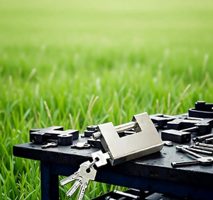 Thick Giant <b>Portable</b> High Security Iron Padlock for Household Use - Product Image 5