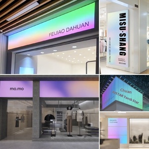 Colore dinamico cambia LED Batten Light Box IP65 nominale gradiente cartello per <span class=keywords><strong>abbigliamento</strong></span> da <span class=keywords><strong>donna</strong></span> da uomo rettangolo appeso per - Product Image 3