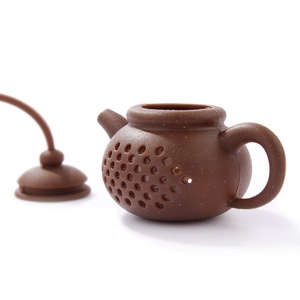 Portable Silicone Teapot Shape Loose <strong>Tea</strong> Maker Infuser Strainer Filter <strong>Diffuser</strong> - Product Image 4