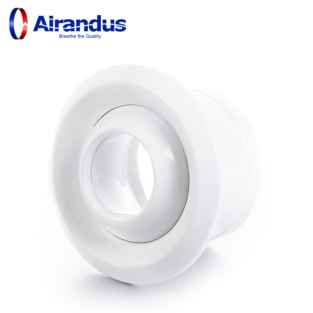 White Aluminum Ceiling Diffuser Spot Jet Nozzle Air Diffuser for air conditioner system