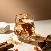 C&H Erstellen Sie Ihre Eigenen Luxus-Duftkerzen im Glas mit Trockenblumen, Private Label, Luxus-Großhandel