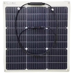Panneaux solaires monocristallins HJT de petite taille 12V 18V 30W 40W 50W 60W, panneau solaire flexible 55W 60W 18V haute efficacité, facile à installer - Product Image 1