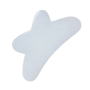 Face Lifting White Crytal <b>Massage</b> <b>Tool</b> White Jade Guasha for Face - Product Image 1