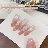 Missgooey Hema Free 3D Water Droplet Shaped Nail Art Design  Crystal Clear Water Top Coat Water Droplet Gel Polish Wholesale