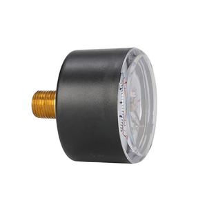 Manômetro de Pressão de Vácuo de Aço Inoxidável com Montagem Inferior de 1/8 NPT, Caixa Plástica, 40mm -30inHg-0 - Product Image 3