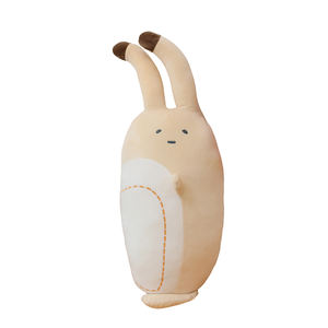 Cute Razor Clam Plush Throw Pillow Creative Stuffed Razor Shell Toy Venta al por mayor Cute Razor Soft Pillow Plush Toy - Product Image 1
